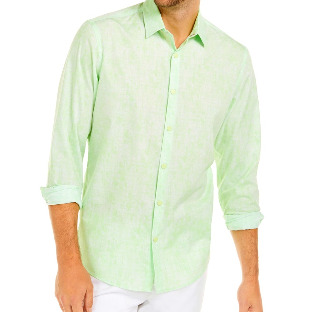 Alfani Men's Classic-Fit Abstract Plaid
Shirt